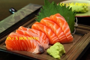 Ăn cá hồi sống