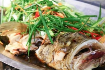 Công thức làm món cá Mú hấp xì dầu